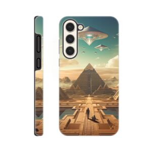 Sci-Fi Futuristic Egypt Phone Case - Tough case, Samsung - Galaxy S23 Plus