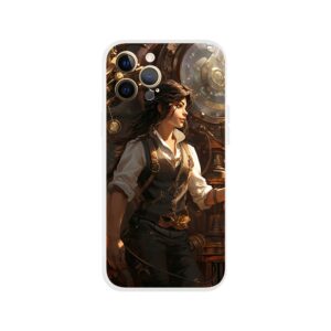 Steampunk Princess Fantasy Phone Case - Flexi case, Apple - iPhone 12 Pro Max
