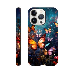 Butterflies of Light Colorful Phone Case - Tough case, Apple - iPhone 13 Pro