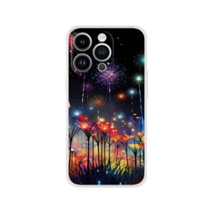 Fireworks and Flowers of Light and Color Phone Case - Flexi case, Apple - iPhone 14 Pro