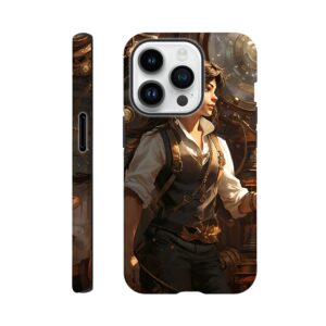 Steampunk Princess Fantasy Phone Case - Tough case, Apple - iPhone 14 Pro