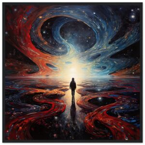 Infinity Abstract Design Frame Print
