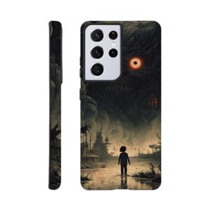 The Watcher Fantasy Monster Phone Case - Tough case, Samsung - Galaxy S21 Ultra