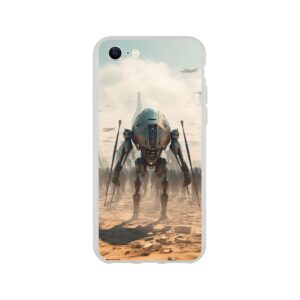 Future War Sci-Fi Futuristic Phone Case - Flexi case, Apple - iPhone 8
