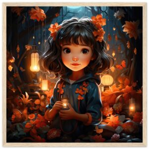 Enchanted World – Girl – Framed Print