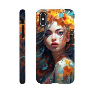 Girl Painted in Color Phone Case - Tough case, Apple - iPhone X