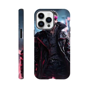 Cool Cyberpunk Dude Phone Case - Tough case, Apple - iPhone 14 Pro Max