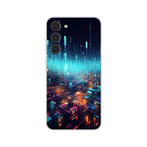 High Speed Data Abstract Phone Case - Flexi case, Samsung - Galaxy S23 Plus
