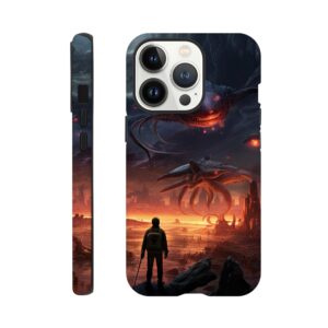 There Be Monsters Sci-fi Phone Case - Tough case, Apple - iPhone 13 Pro