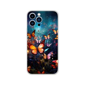 Butterflies of Light Colorful Phone Case - Flexi case, Apple - iPhone 13 Pro Max
