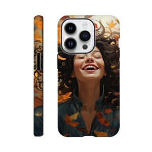 Pure Happiness Joyful Girl Phone Case - Tough case, Apple - iPhone 14 Pro