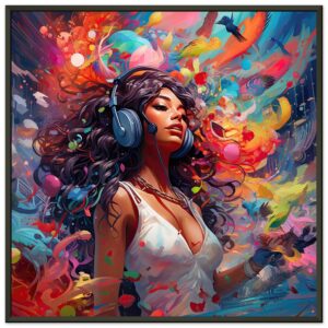 Music in Color Framed Print