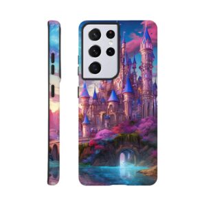 Colorful Fairy Tale Castle Phone Case - Tough case, Samsung - Galaxy S21 Ultra