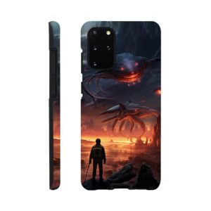 There Be Monsters Sci-fi Phone Case - Tough case, Samsung - Galaxy S20 Plus