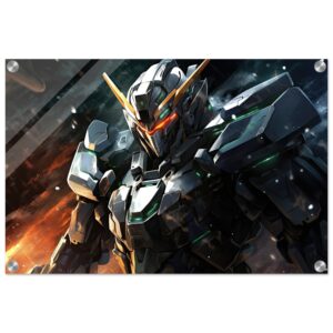 Titan's Awakening - Mech Sci-Fi Acrylic Print - 40x60 cm / 16x24″