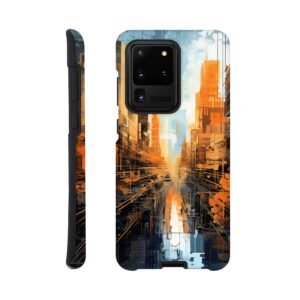 Abstract City Paint Splatter Phone Case - Tough case, Samsung - Galaxy S20 Ultra