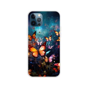 Butterflies of Light Colorful Phone Case - Flexi case, Apple - iPhone 12 Pro