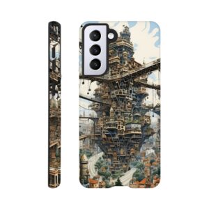 Surreal City Abstract Phone Case - Tough case, Samsung - Galaxy S21