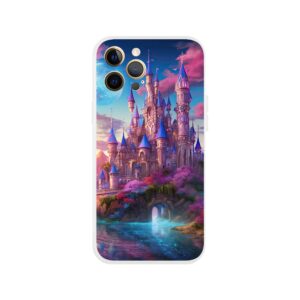 Colorful Fairy Tale Castle Phone Case - Flexi case, Apple - iPhone 12 Pro Max
