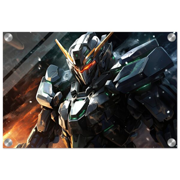 Titan's Awakening - Mech Sci-Fi Acrylic Print - 30x45 cm / 12x18″