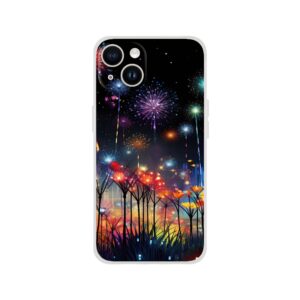 Fireworks and Flowers of Light and Color Phone Case - Flexi case, Apple - iPhone 14