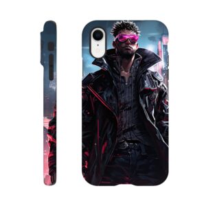 Cool Cyberpunk Dude Phone Case - Tough case, Apple - iPhone XR