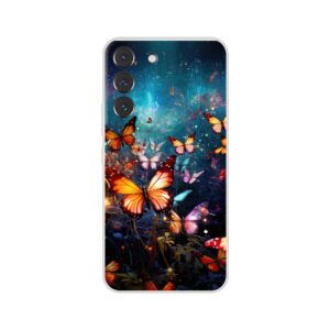 Butterflies of Light Colorful Phone Case - Flexi case, Samsung - Galaxy S22