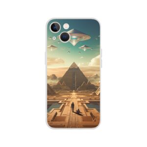 Sci-Fi Futuristic Egypt Phone Case - Flexi case, Apple - iPhone 13