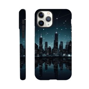 City Skyline Night Constellations Phone Case - Tough case, Apple - iPhone 11 Pro