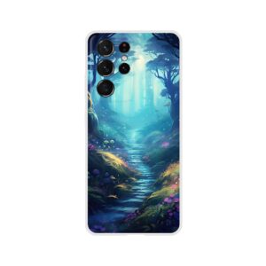 Path Through the Magic Forest Phone Case - Flexi case, Samsung - Galaxy S21 Ultra