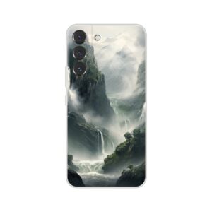 Mountain Waterfalls Rugged Phone Case - Flexi case, Samsung - Galaxy S22