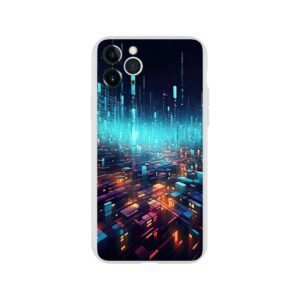 High Speed Data Abstract Phone Case - Flexi case, Apple - iPhone 11 Pro