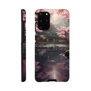 Secret Cherry Blossom Temple Phone Case - Tough case, Samsung - Galaxy S20 Plus