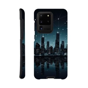 City Skyline Night Constellations Phone Case - Tough case, Samsung - Galaxy S20 Ultra
