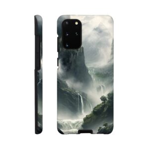 Mountain Waterfalls Rugged Phone Case - Tough case, Samsung - Galaxy S20 Plus
