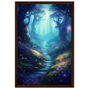 Path Through the Magic Forest Framed Print