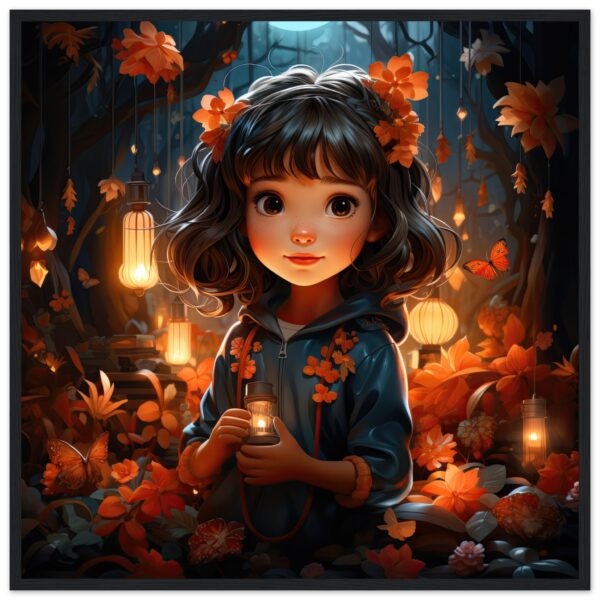 Enchanted World – Girl – Framed Print