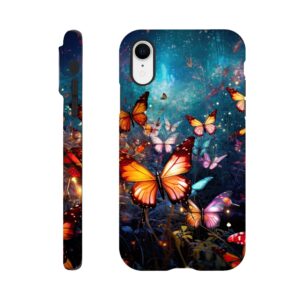 Butterflies of Light Colorful Phone Case - Tough case, Apple - iPhone XR
