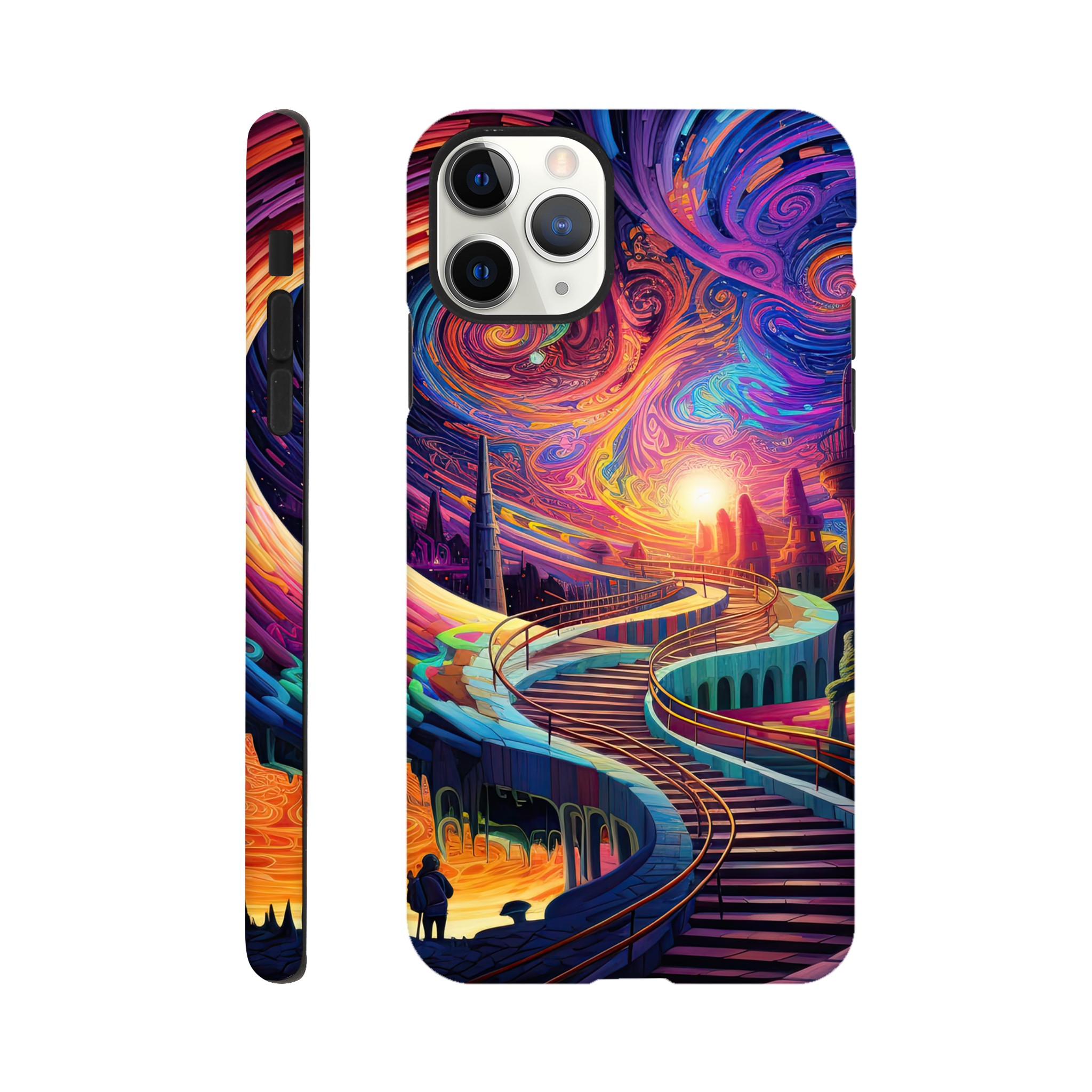 Trippy Colorful Adventure Phone Case – Tough case, Apple – iPhone 11 Pro Max