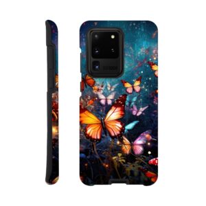 Butterflies of Light Colorful Phone Case - Tough case, Samsung - Galaxy S20 Ultra