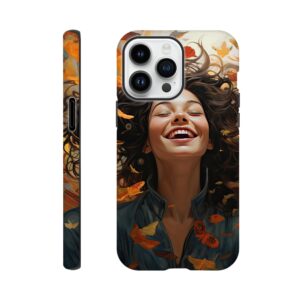 Pure Happiness Joyful Girl Phone Case - Tough case, Apple - iPhone 14 Pro Max