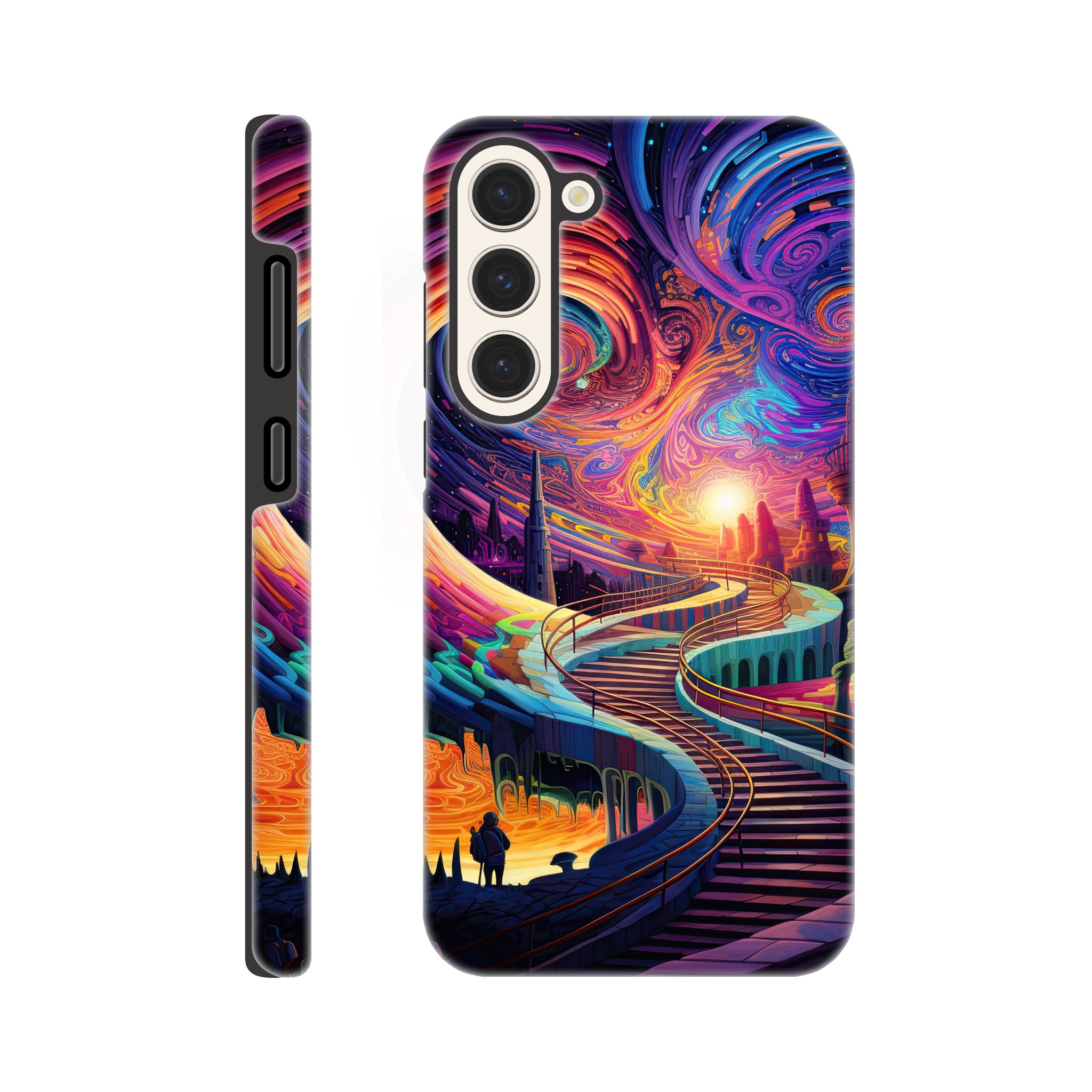 Trippy Colorful Adventure Phone Case – Tough case, Samsung – Galaxy S23 Plus
