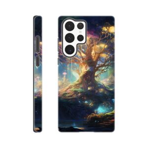 Magical Tree Kingdom Phone Case - Tough case, Samsung - Galaxy S22 Ultra
