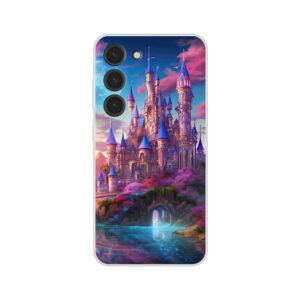 Colorful Fairy Tale Castle Phone Case - Flexi case, Samsung - Galaxy S23