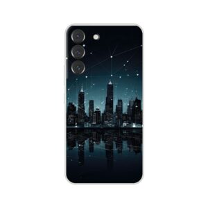 City Skyline Night Constellations Phone Case - Flexi case, Samsung - Galaxy S22