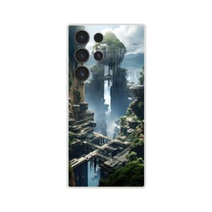 Sci-Fi Concept World Phone Case - Flexi case, Samsung - Galaxy S23 Ultra