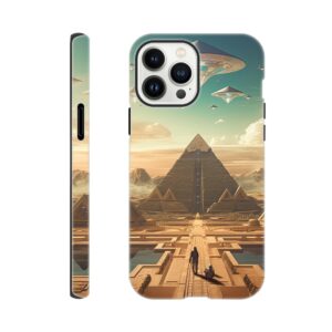 Sci-Fi Futuristic Egypt Phone Case - Tough case, Apple - iPhone 13 Pro Max