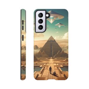 Sci-Fi Futuristic Egypt Phone Case - Tough case, Samsung - Galaxy S21