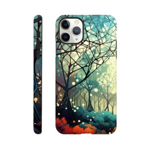 Forest Colorful Abstract Landscape Phone Case - Tough case, Apple - iPhone 11 Pro Max