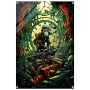 Urban Clockwork Jungle Acrylic Print